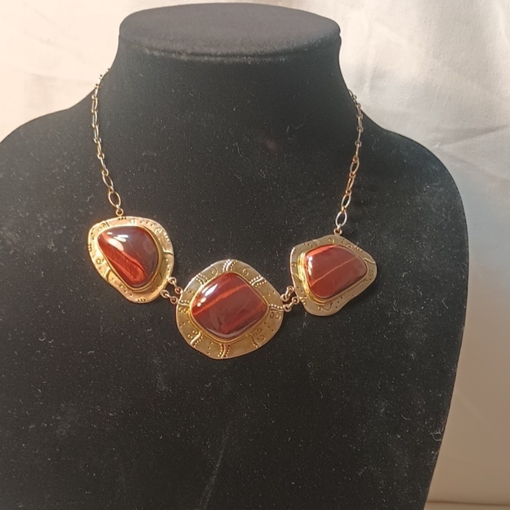Silpada sterling silver and Tigers Eye Necklace